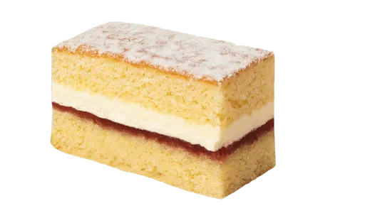 Victoria Sponge Cake Slices