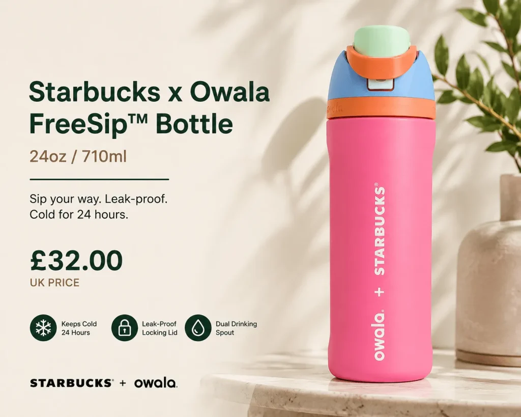 Owala™ FreeSip™ Bottle 24oz Starbucks UK