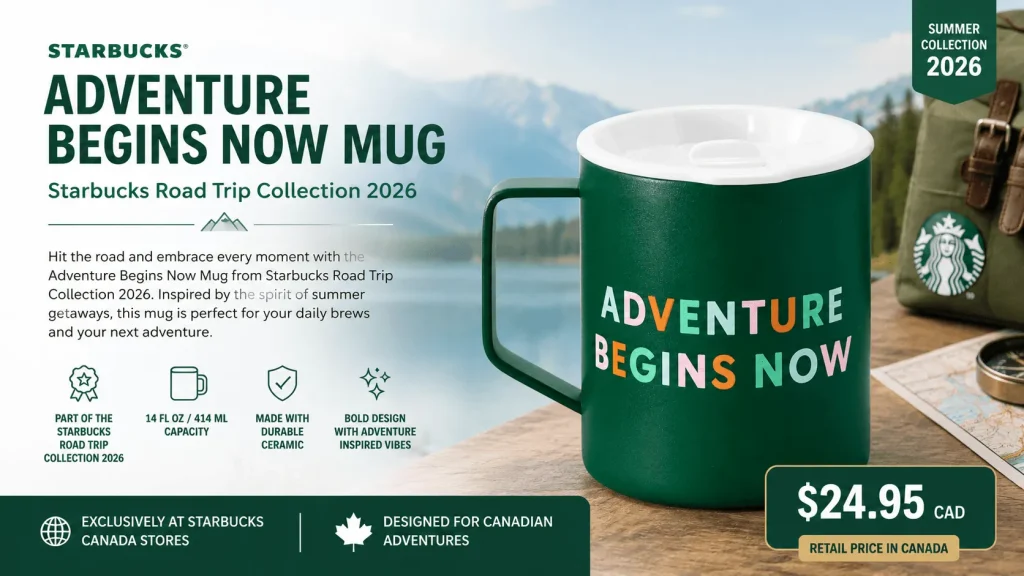 Starbucks Adventure Begins Now Mug