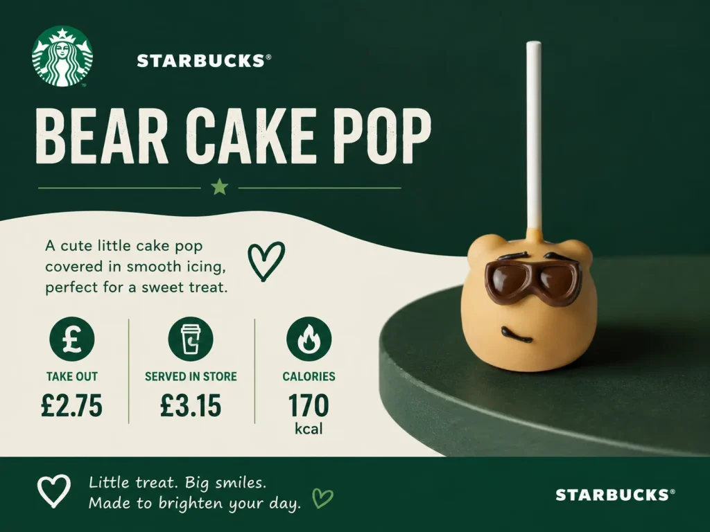 Starbucks Bear Cake Pop