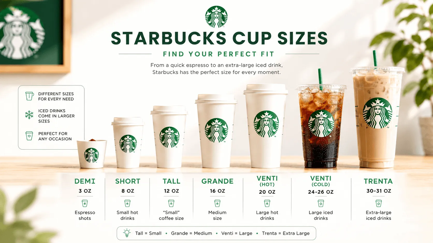 Starbucks Cup Sizes UK Explained (2026 Guide)