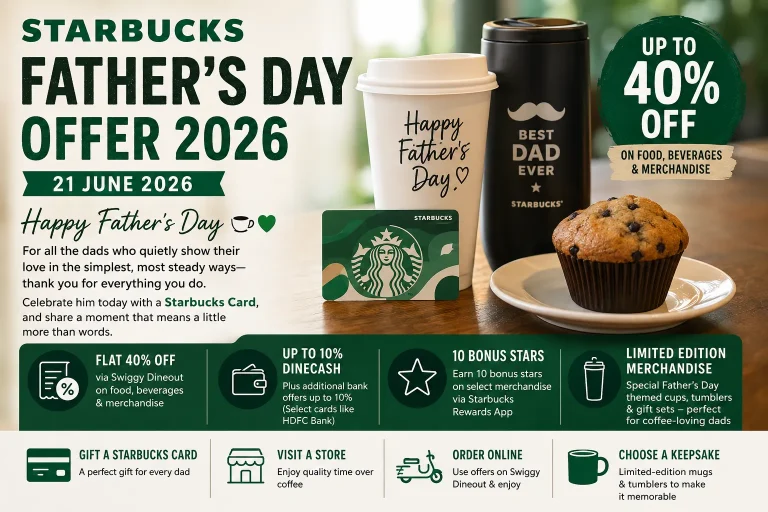 Starbucks Father’s Day Offer