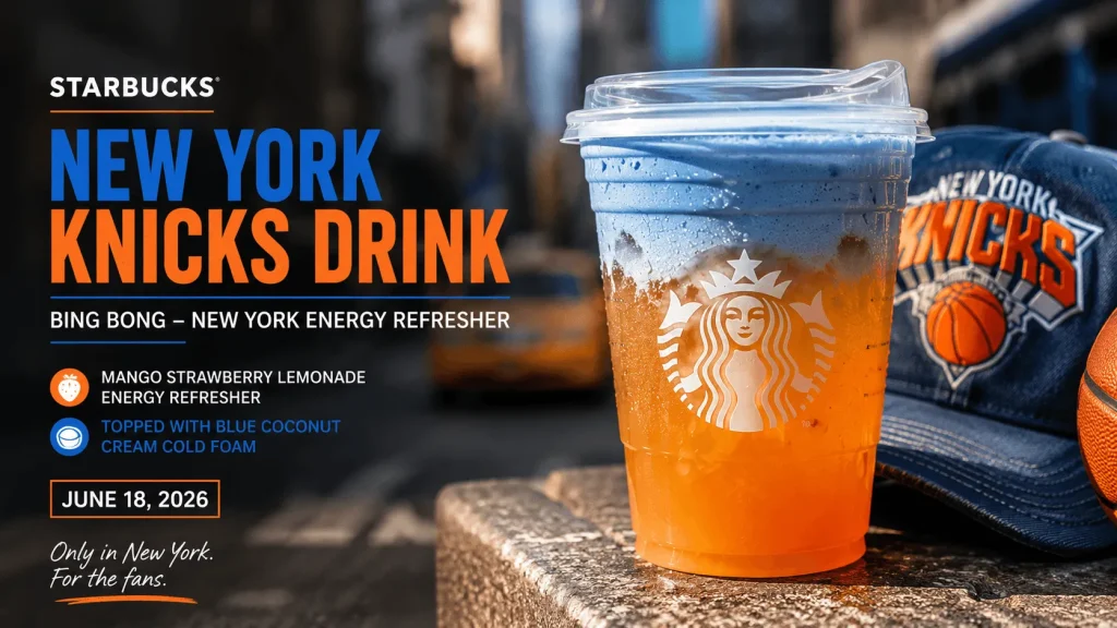 Starbucks New York Knicks Drink